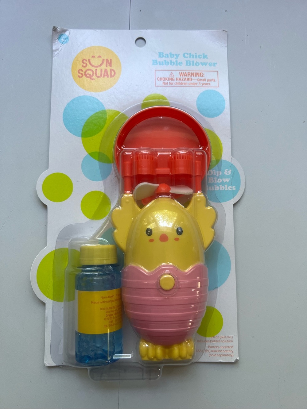 Dip & Blow Chick Blower with 2 fl oz Play Sprinkler - Sun Squad™